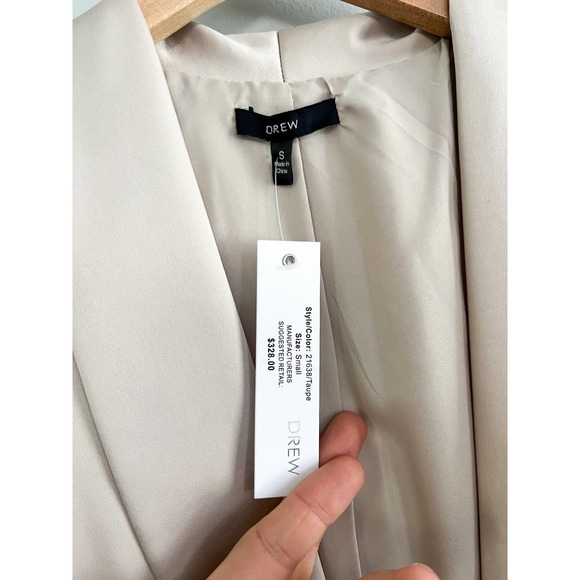 DREW | RARE NWT | Blake Blazer in Taupe | Sz S - Picture 5 of 6